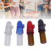 4PCS Portable Spices Dispenser With Knob Switch PP Refillable Mini Spices Storage Bottle Salt And Pepper Shaker With Funnel For