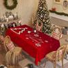 Christmas Tablecloth, New Year Round Tablecloth, Atmospheric Decoration, Coffee Table Cloth, Spring Festival Tablecloth Cover