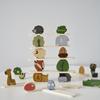 Tier Stapelturm: Holz-Jenga-Blöcke für die Koordination und Konzentration von Kindern