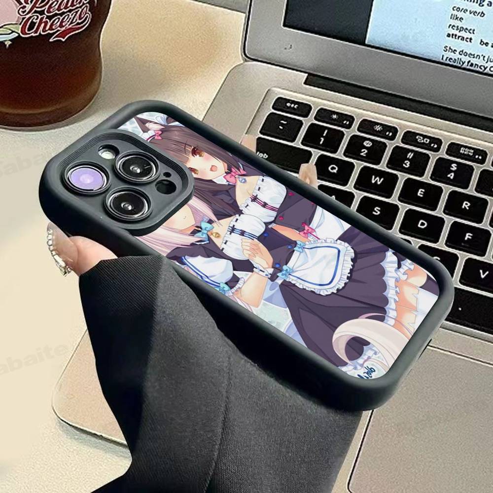 Chocola Nekopara For IPhone 17 16 15 14 13 12 11 Pro Max Plus Phone Case Covers