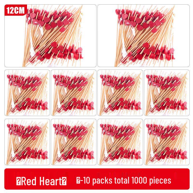 ZISIZ Disposable Bamboo Fruit Picks