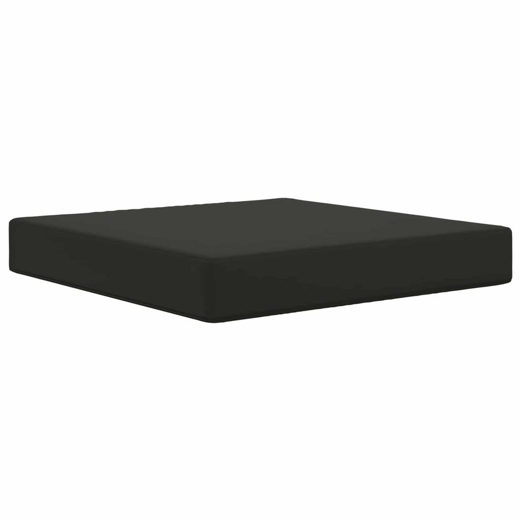 Outdoor Sofa Cushions 3 Pcs Black Polyester