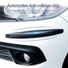 2Pcs Car Bumper Protector Strip Anti Scratch Car Edge Stick PVC Protective Strip Carbon Silicone Fiber Waterproof Trim Moulding