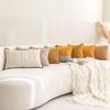 Large Size Orange Coffee Texture Pillow Covers Modern Light Luxury Simplicity Cushion Cover Home Sofa Bedside Pillow Cases