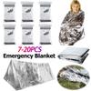 Waterproof Blankets Emergency Supplies 130x210cm Survival Blanket Keeps You Warm Foil Mylar Thermal Blanket for Outdoors Camping