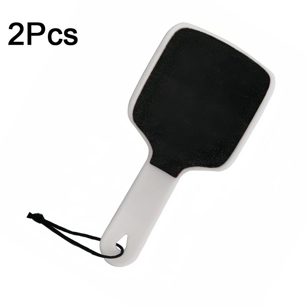 2 pieces Double-Sided Curved Foot File Colossal Dead Skin Calluses Remover  Travel белый