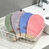 Serviette de gommage au sable grossier - Exfoliante double face, Gommage puissant pour la saleté et la poussière, Serviette de lavage à la main pour un usage domestique