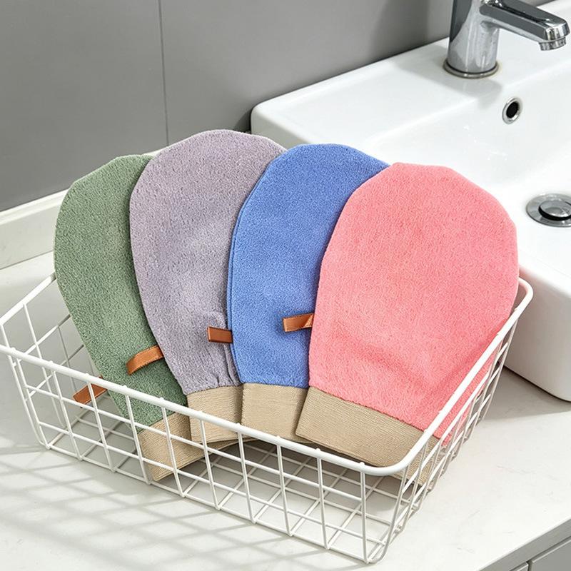 Coarse Sand Scrubbing Towel - Double-sided Exfoliating, Strong Scrubbing for Dirt and Dust, Hand-washing Towel for Household Use