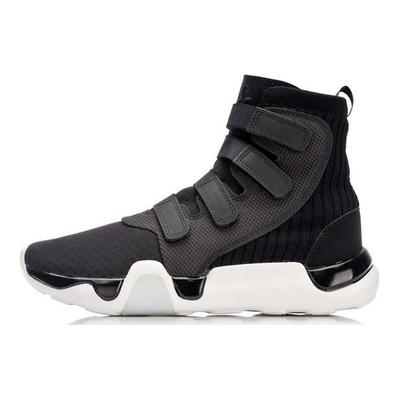 Li Ning Wade Collection Wade Samurai Ammortizzazione Scarpe da Basket High top Vintage Uomo Nero AGWN021-1