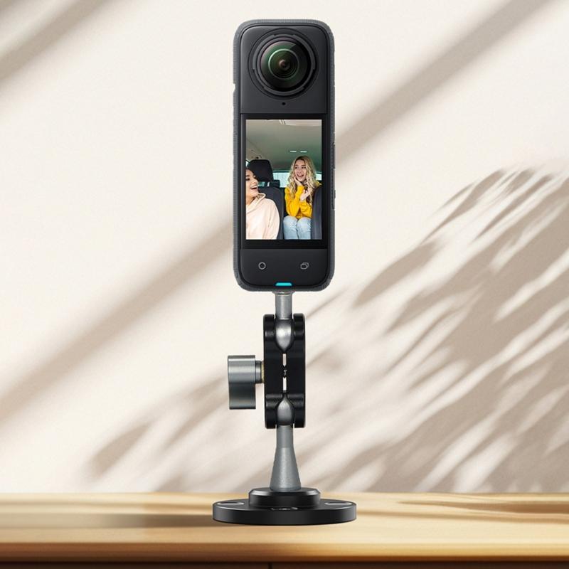 Aluminum Alloy 3/8" Universal Mounting Bracket For Camera Tripods Light Stand Phone Holder Wall Desktop Installation