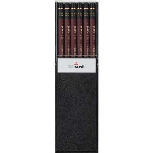 

Mitsubishi Pencil Pencil High Uni 2B 1 дюжина HU2B