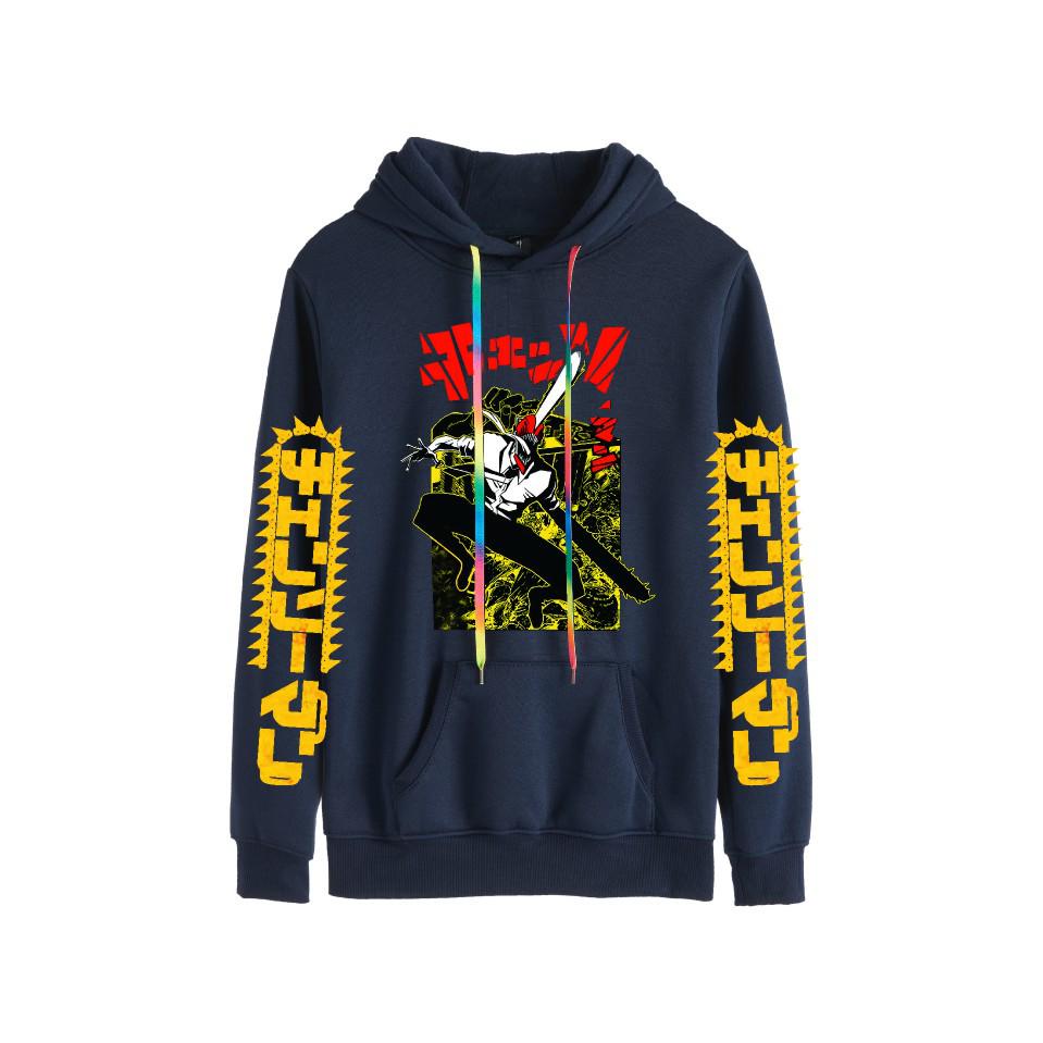 Chainsaw Man Hooded Sweatshirt - European Size Unisex Spring/Autumn Pullover