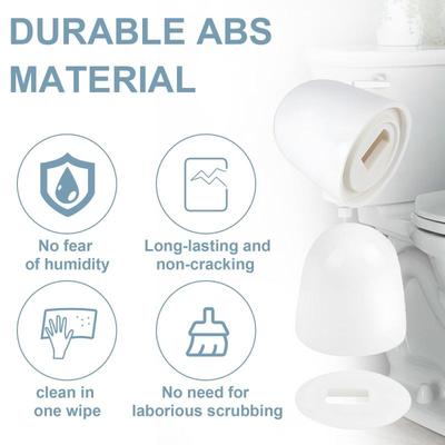 6Pcs White Toilet Bolt Caps For Home Toilet Accessories Bathroom Fixture Hides Bathroom Installation Marks