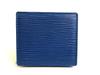 Authentic LOUIS VUITTON Epi Blue Leather Coin Purse Porto Monnaie Boite #a992 Refurbished