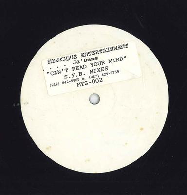 12-Zoll Schallplatte J? DENE - Can't Read Your Mind MYS002 Mystique 1993 US Dance & Electronica Gebraucht