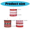 Seasonal Christmas Ribbon Set Giftbox Wrapping Ribbon Festival Home Decors Christmas Wreath Crafting Ribbon Party Supply