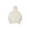 Li Ning Daily Prosperity Series Fleece Lined Spliced Pullover Hoodie Women hoodies Off-White AWDU332-1