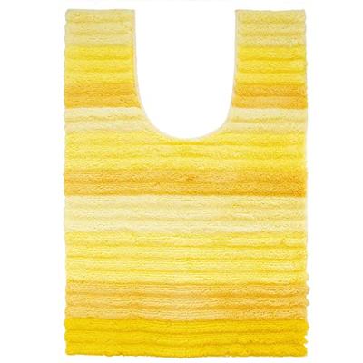 Oka Fresh Deo Toilet Mat, Approx. 105cm X 70cm (Long Ears) (Approx. 65cm Below Neck), Yellow (Deodorizing, Adelica, Washable, Hygienic)