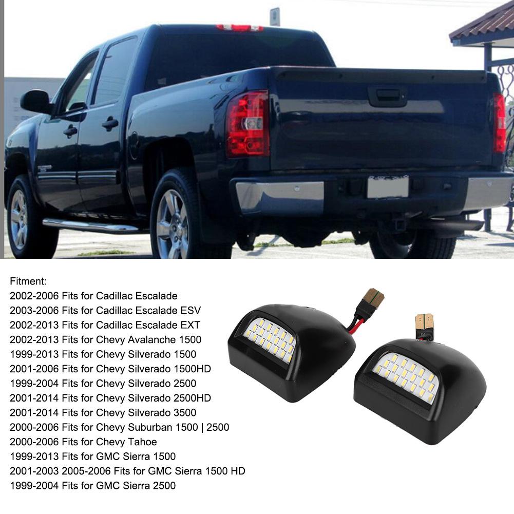 2 Stück Kennzeichenleuchte Blinker DC12V Passend für Cadillac Escalade 20022006DC12V