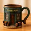 Irish Pub Resin Stainless Steel Mug Home Resin Crafts Ornaments