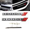 Metal Car  Front Grille Emblem Trunk Tail Badge for Dodge Charger Challenger Ram Viper Jcuv Caravan Durango SRT Decoration YY1