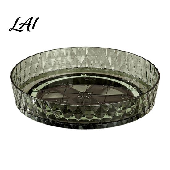 Plastic Spice Organizer 360 Degree Rotating Rack Lazy Susan Turntable Countertop for Cabinet Pantry Seasoning Bottle Holder Kitchen Storage Rack