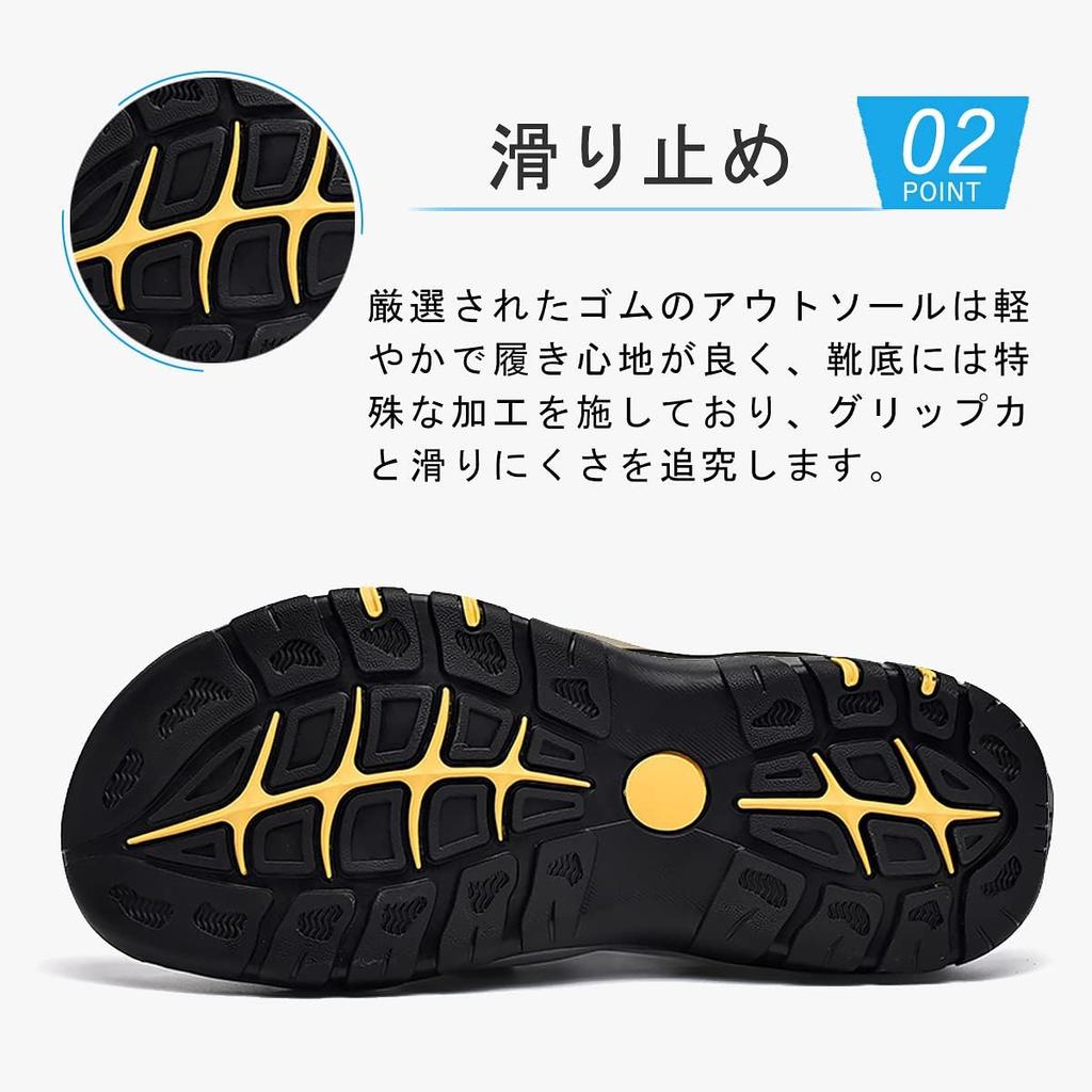 NEARDREAM Sports Sandali Anfibi Eleganti per Attività All'Aperto e Realizzati in Vera Taglia Sandali da Uomo, Escursionismo, Pelle, Grigio, 26.5cm