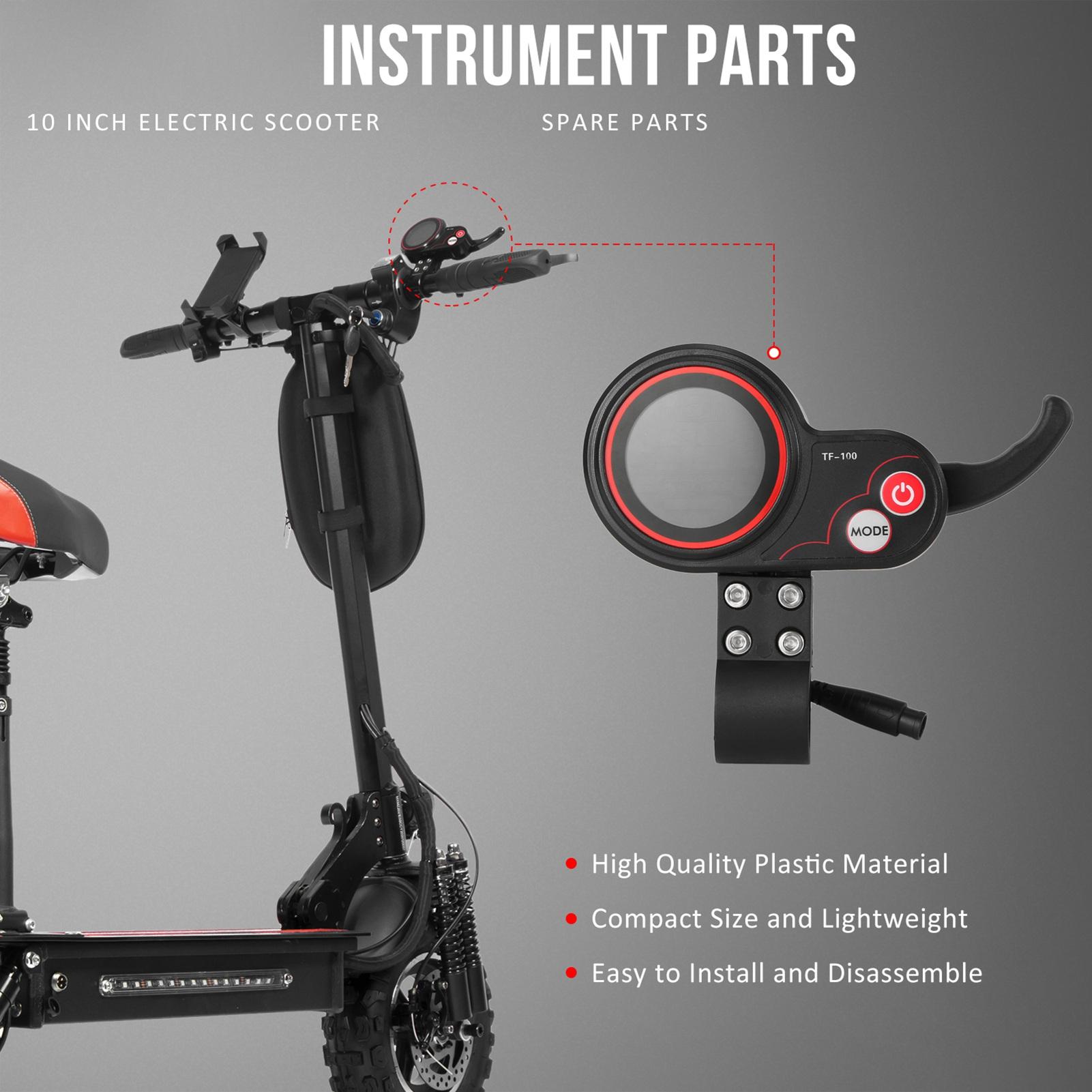 

Electric Scooter Instrument Display E scooter Dashboard for Kugoo M4 Kick Electric Scooter Spare Parts Skateboard чёрный