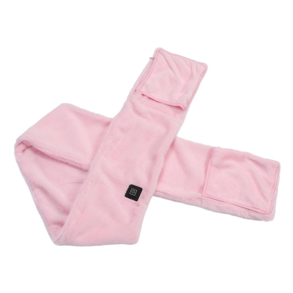 Heated Scarf USB Anti Cold   Lasting Quick Heating Soft Electric Heating Scarf Neck Warmer for Winter