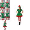 Festive Green Elf Santa Claus Costume For Adults And Kids Perfect For Family Christmas Celebrations