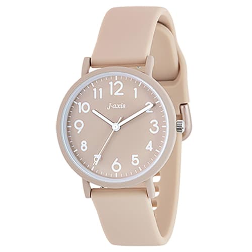 Sun Flame J-Axis Women's Watch with Rubber Strap, Brown, CF2D0006