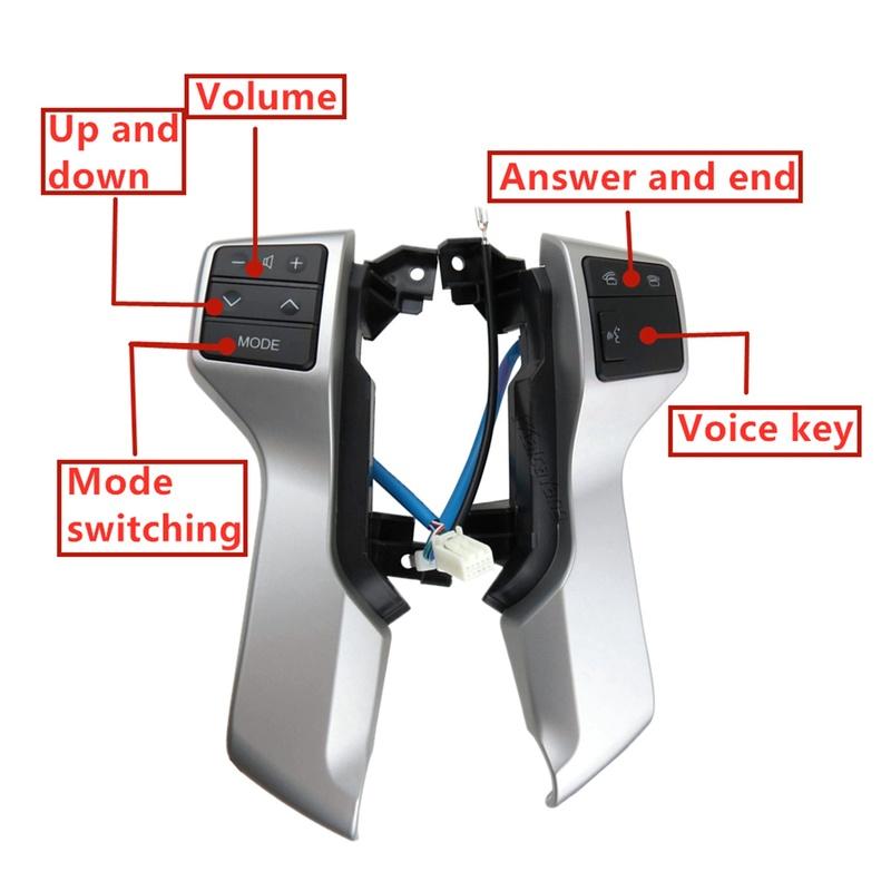 Car Multifunction Steering Wheel Control Switch 84250-60160 For Toyota Land Cruiser Prado 150 GRJ150 KDJ150-N31R