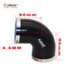 Blue Silicone Tubing Hose 90 Degrees Big To Small Connector Universal Car Intercooler Turbo Intake Pipe Coupler Multi Size