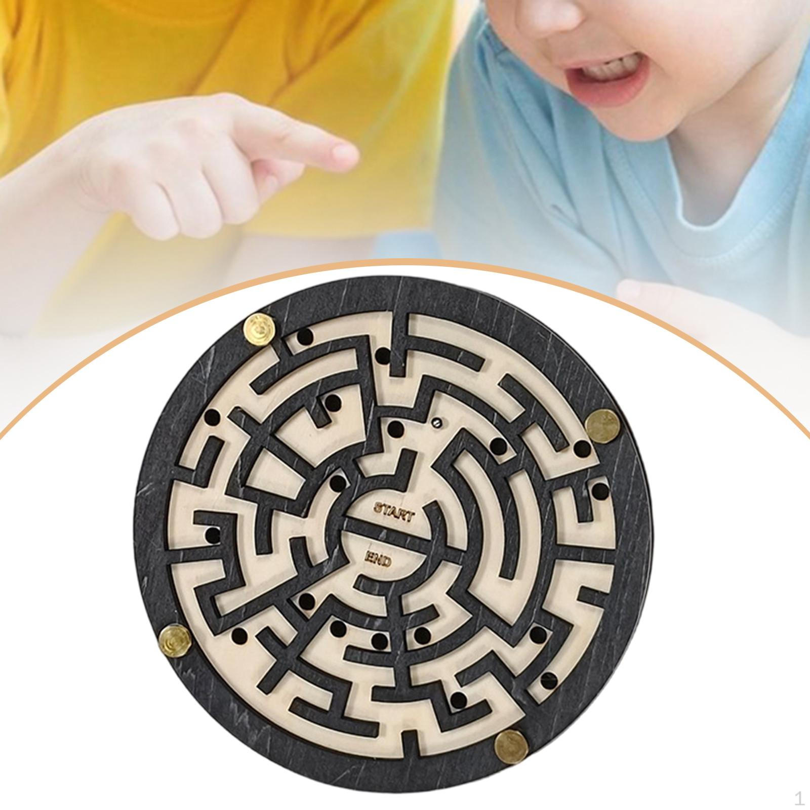 

Game with Marble Run Promotes Concentration And Coordination – A Puzzle Board for Ages 8 round