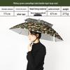 NanQiao Head-Mounted Fishing Umbrella Hat
