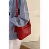 Casual Soft-faced Large-capacity Bag, Fashionable Commuting Single-shoulder Crossbody Bag, Simple and Retro Bucket Bag