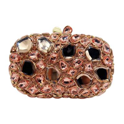 Pochette da Donna con Strass - Elegante Borsa a Mano da Sera per Feste e Banchetti