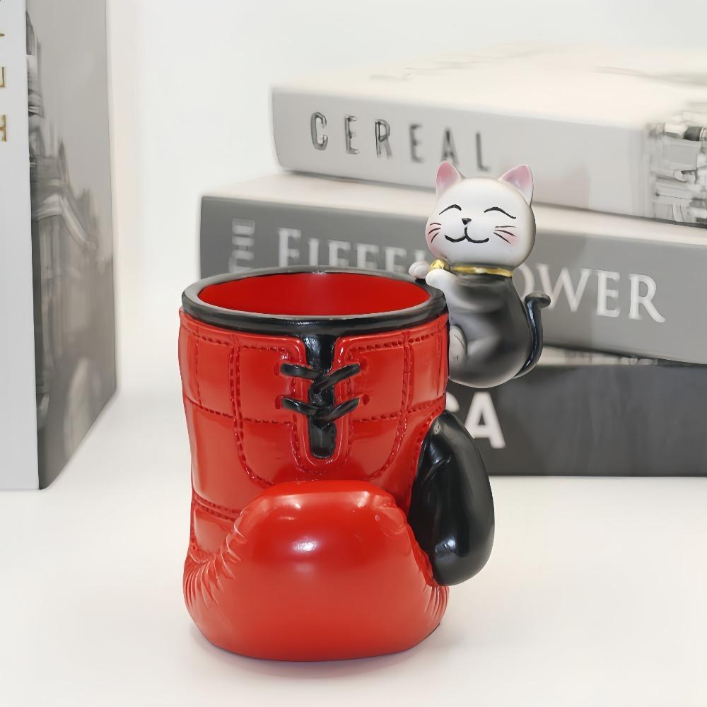Stable Base Pen Holder Resin Brush Container Creative Pen Box  Student