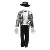 70Michael Jackson costume for a masquerade ball, Halloween, or children's party; retro hippie outfit