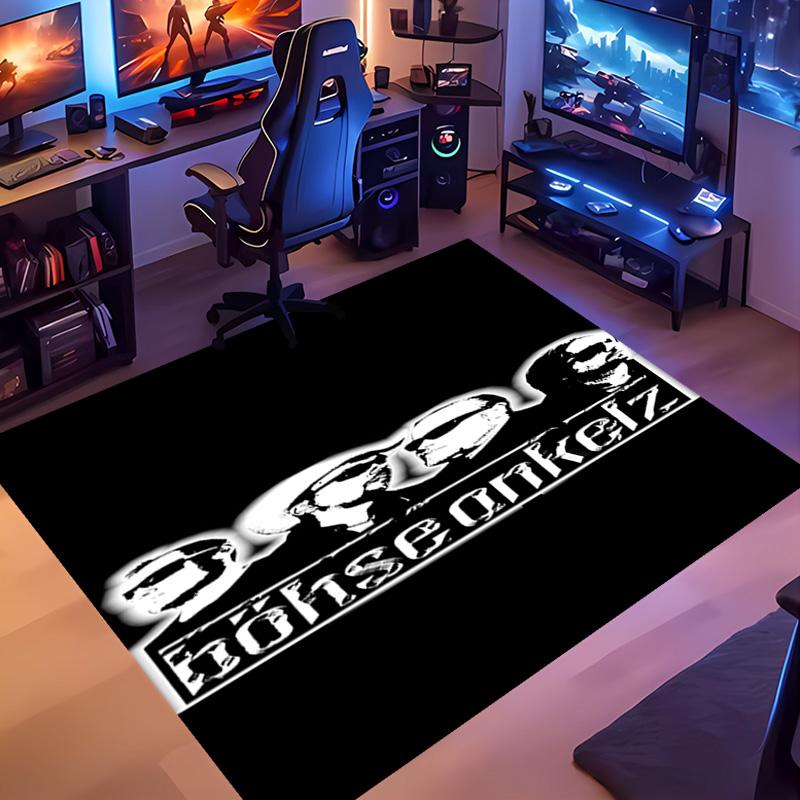 1pc Böhse Onkelz band Entrance Mat, Non-Slip Mat Area Rug,Room Decor, Outdoor Decor, Kitchen Rug,Doormat - Machine Washable, Easy to Clean