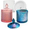 Box Resin Mold with Lid, Silicone Jar 3D Storage Jewelry Candle Holder Container Mould for Resin Casting Concrete Craft Decor