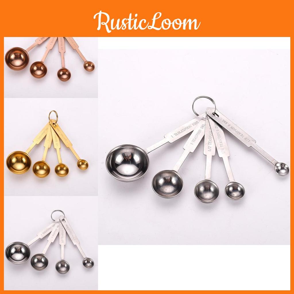 Prémiová sada nerezových odměrek pro domácí pečení a milovníky kávy