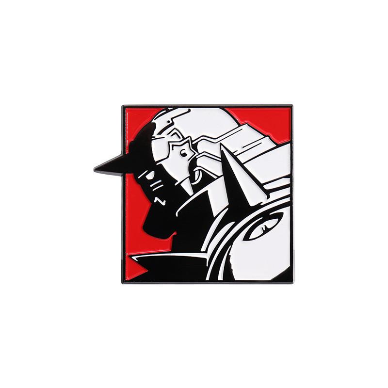 

And Black Versatile White Cartoon Character Brooch Alchemist Design For Fashion Decoration And