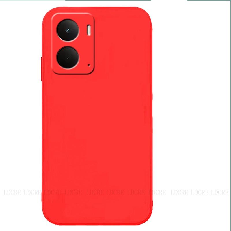 

Для Realme P3 5G Чохол-кришка OPPO Realme P3 5G Чохли Новий Бампер для телефону Задній Оригінальний Рідкий Силікон ТПУ М який Чохли Realme P3 5G Realme P3 червоний