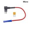 Auto Car Fuse Holder with Add-a-Circuit Micro Mini Low-Profile Standard ATM APM Blade Tap Dual Adapter for Vehicle Fuse Holders1