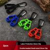 2pcs Double-headed Labor Protection Glove Clip Safety Labor Protection Supplies Glove Clip