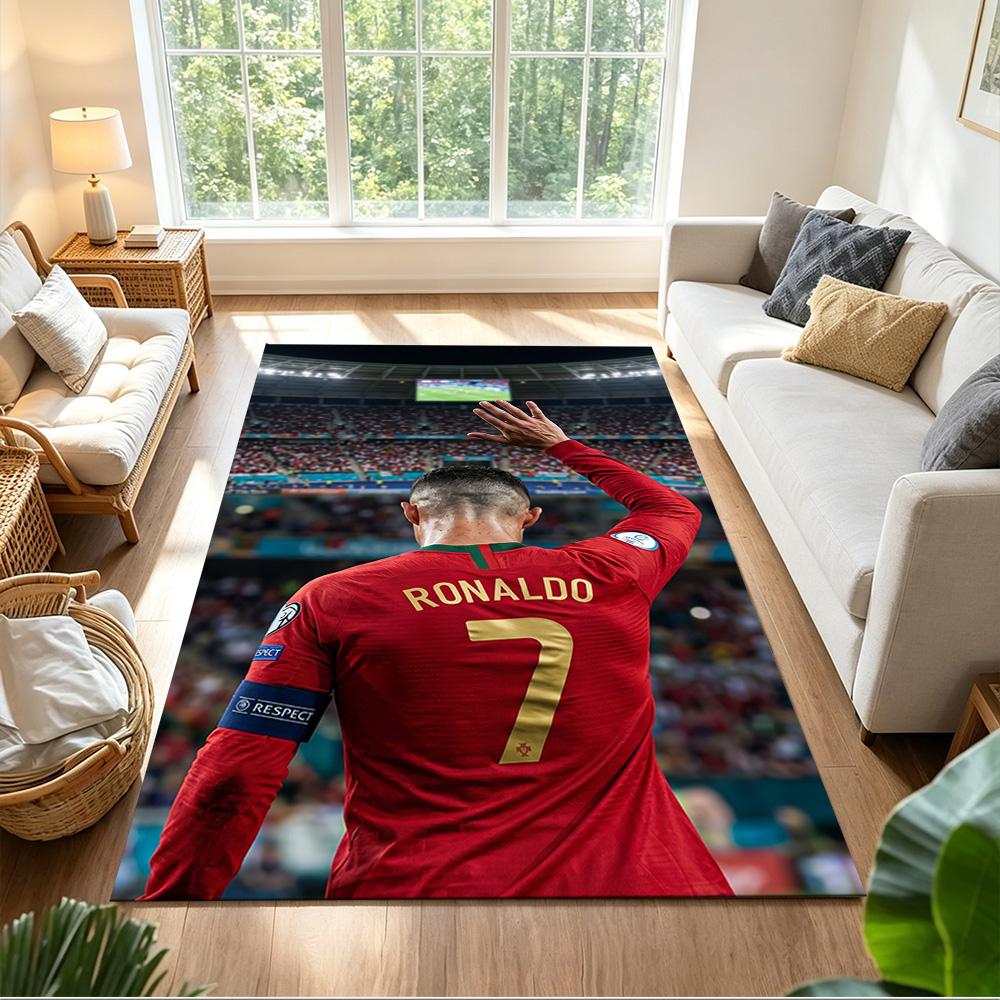 Cristiano Ronaldo Fußmatten Design für Wohnzimmer Foyer Küche Dekorieren Sie den Raum Rutschfeste Teppiche Büro Heimdekoration