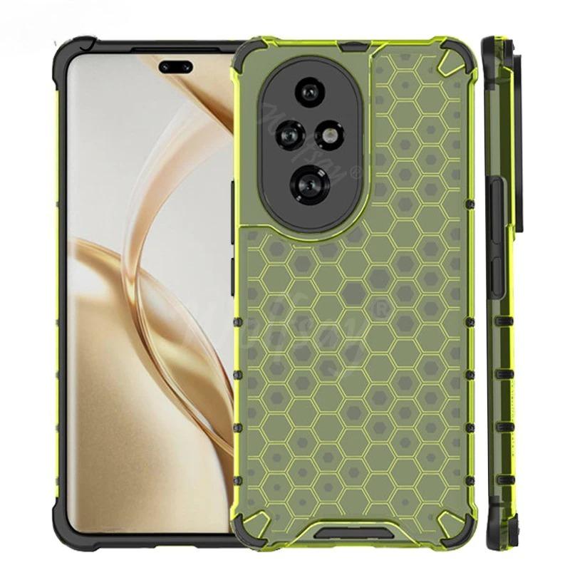 Shockproof Transparent Case For Honor 200 Pro Honeycomb Armor Back Case For Honor 200 Pro Case Cover For Honor 200 Pro 200 Lite