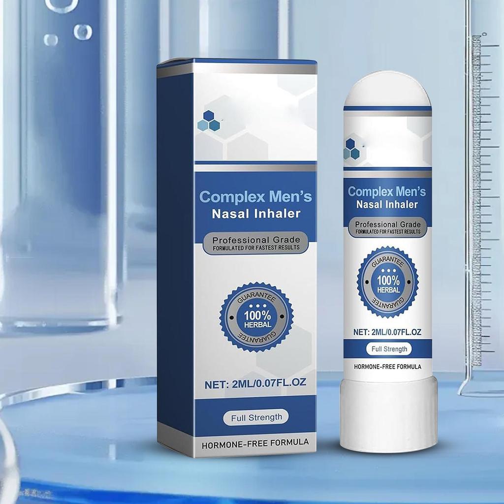Portable Nasal Inhaler Men Energy Enhancer Nasal Inhaler Promote Energizing Level Boost Soothe Fatigue for Driving Business