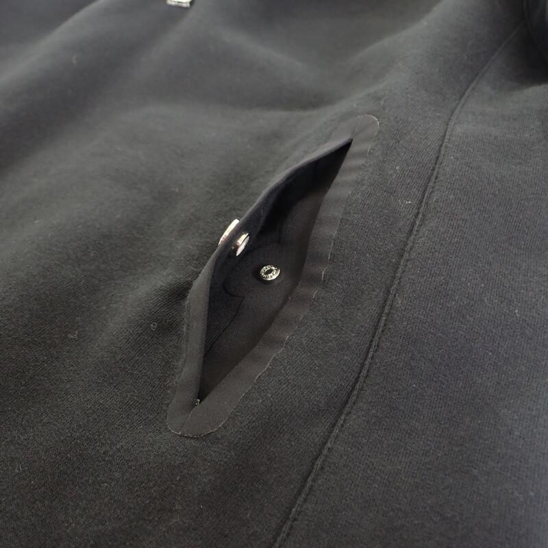 HERMES  H800735E_01M M  Parker black cotton/Polyurethane Women